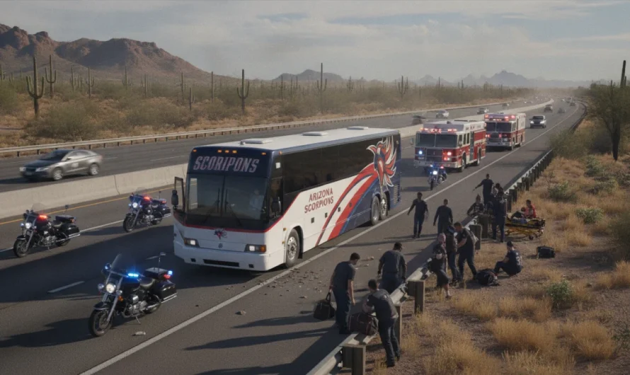 Arizona’da Milli Takım Yolunda Talihsiz Kaza